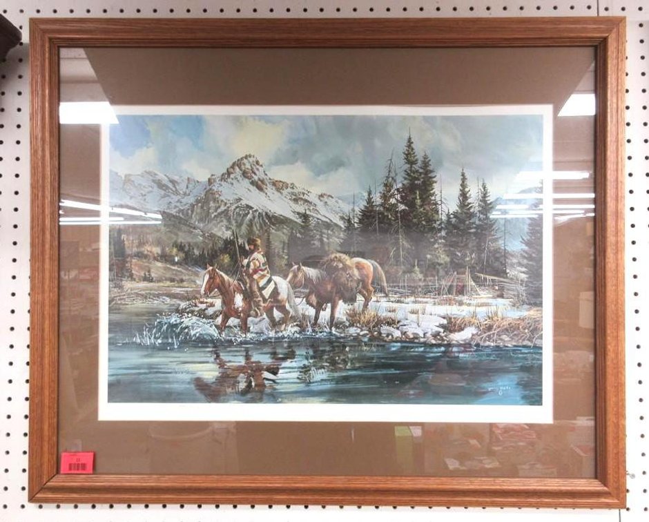 Gerry Metz signed and numbered framed print