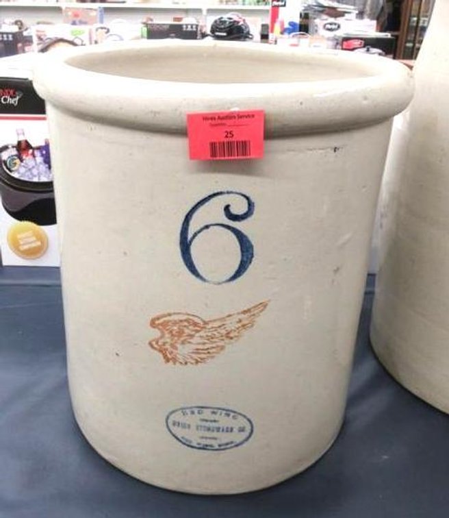 Red Wing Union Stoneware Co. 6 gallon crock