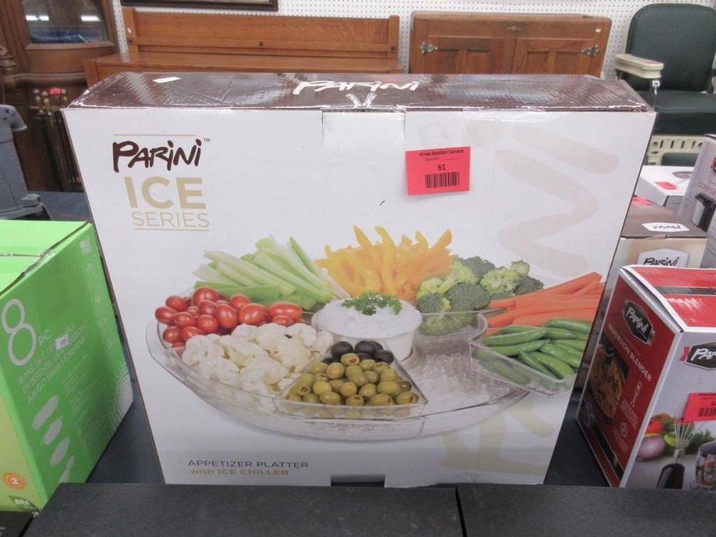 Parini Ice Series Appetizer Platter with ice chiller