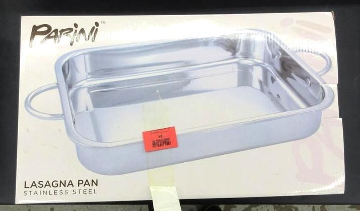 Parini stainless steel lasagna pan