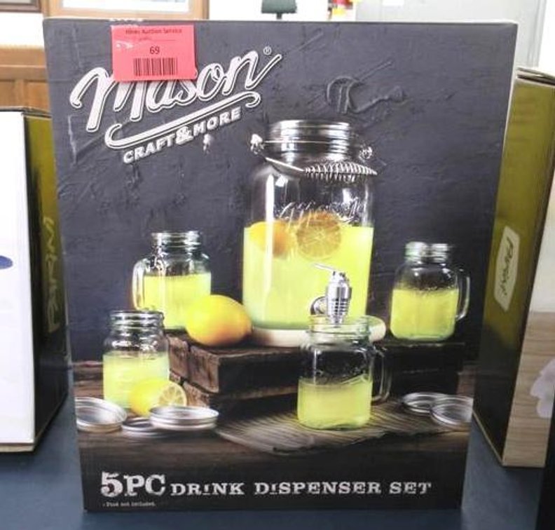 Mason Craft and more 5 pc Drink Dispenser Set