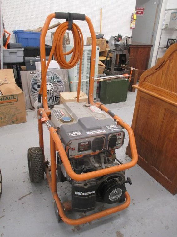 Ridgid rolling portable generator