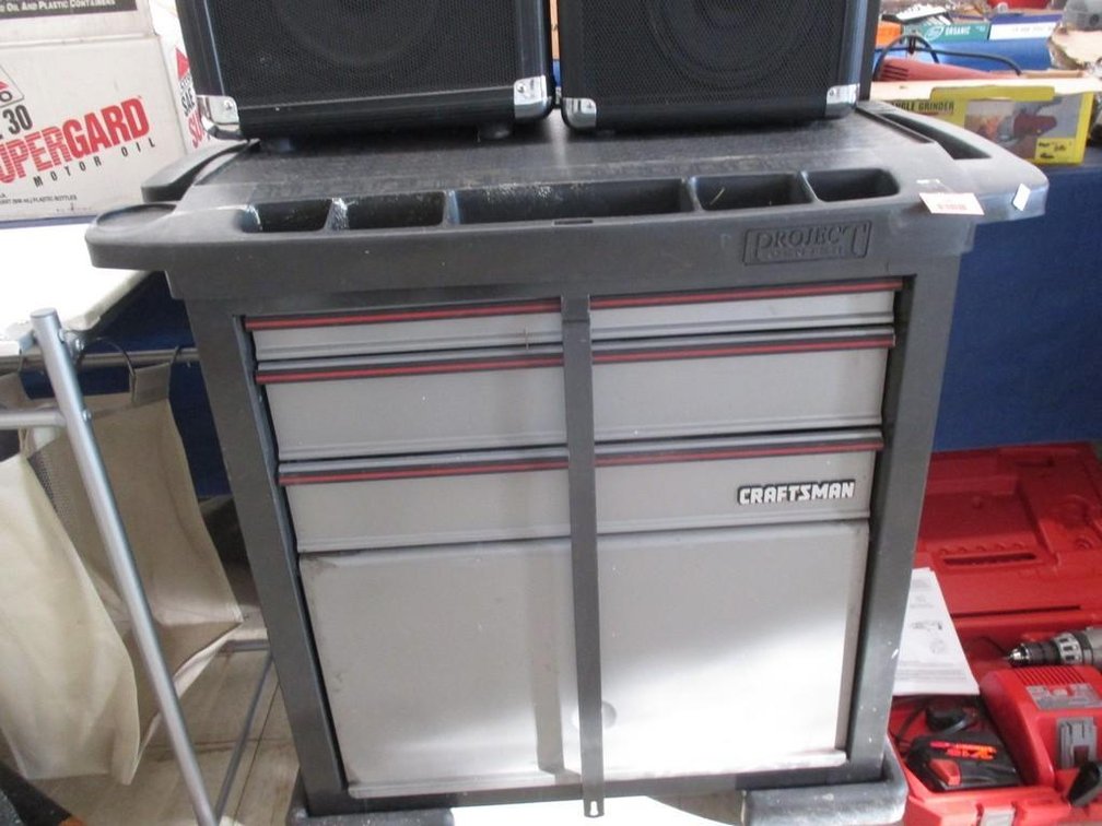 Craftsman rolling tool chest project center