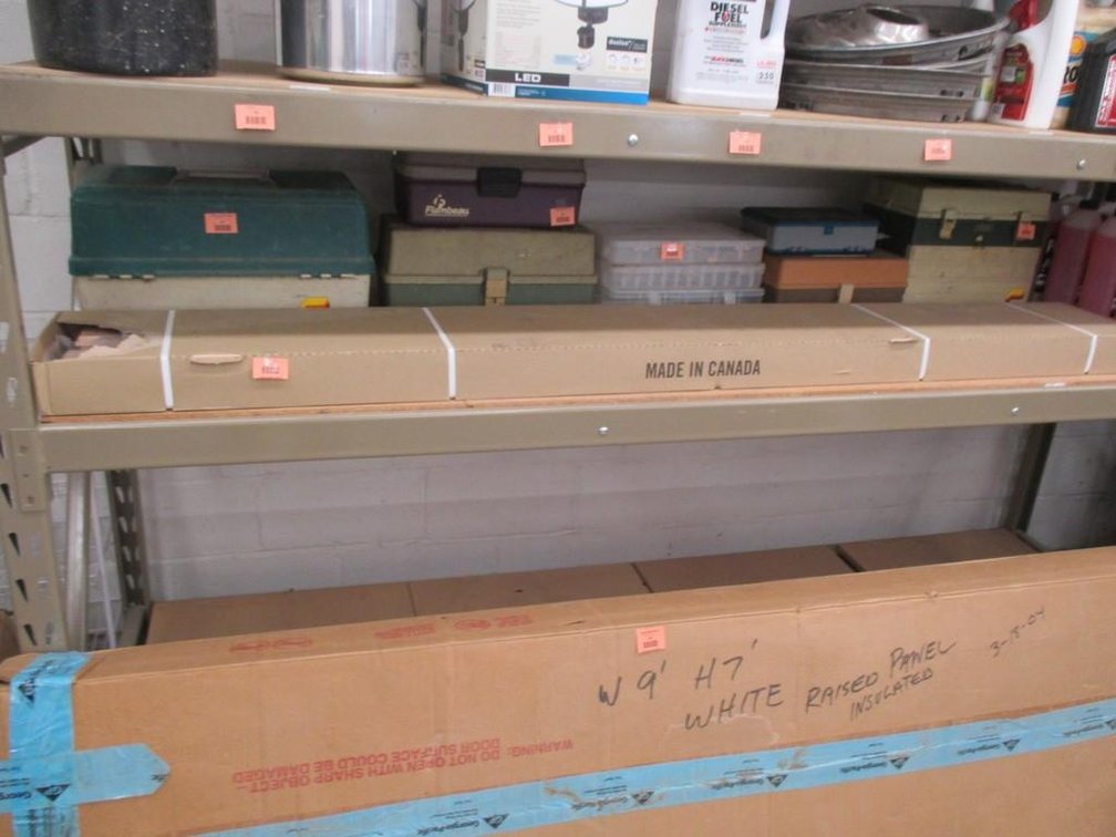 Box of wood flooring