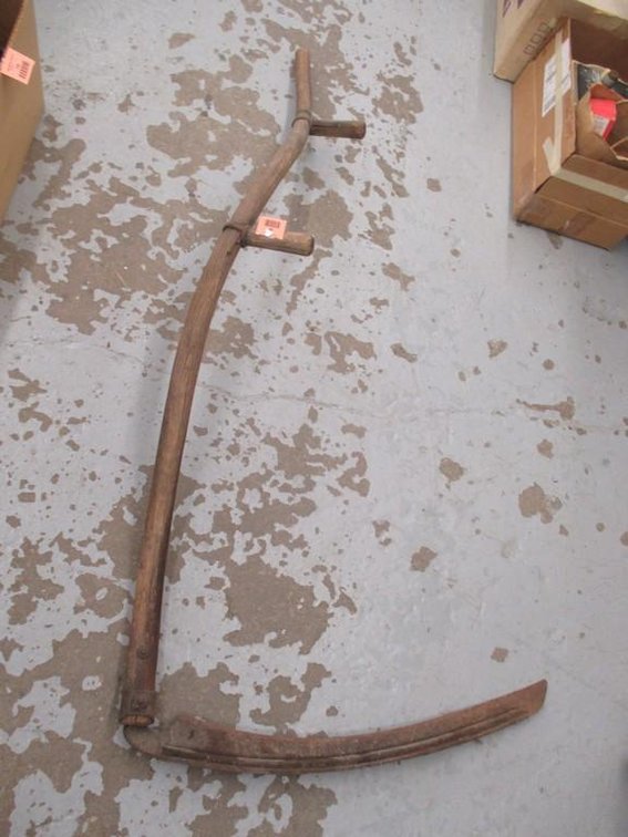 Antique scythe
