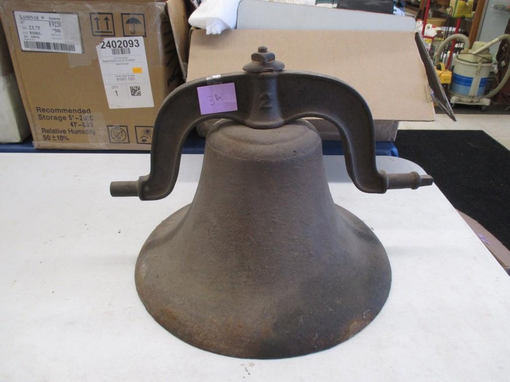 Cast metal bell (no yolk or clapper)