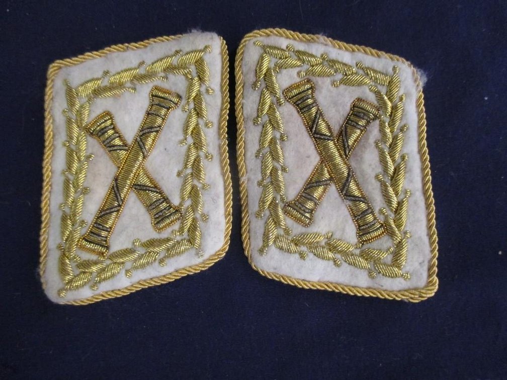 Pair of collar tabs for Reichmarshall Herman Gorrig