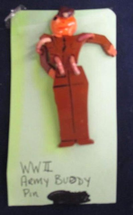WWII Army buddy pin