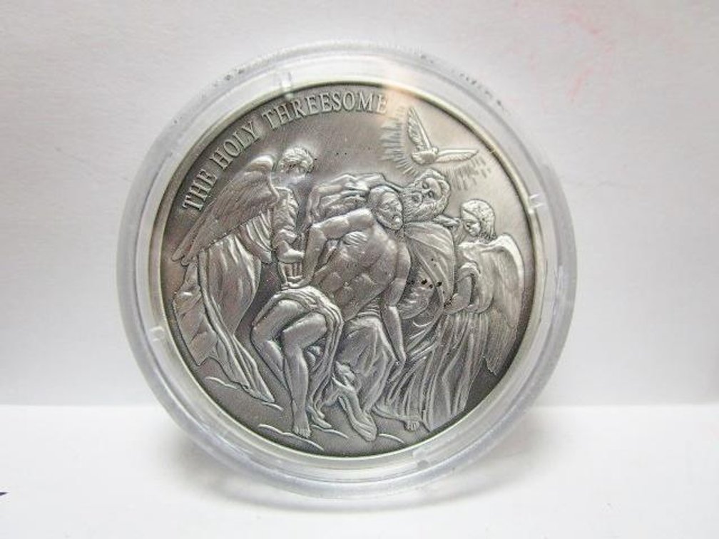 1996 The Holy Trinity silver coin