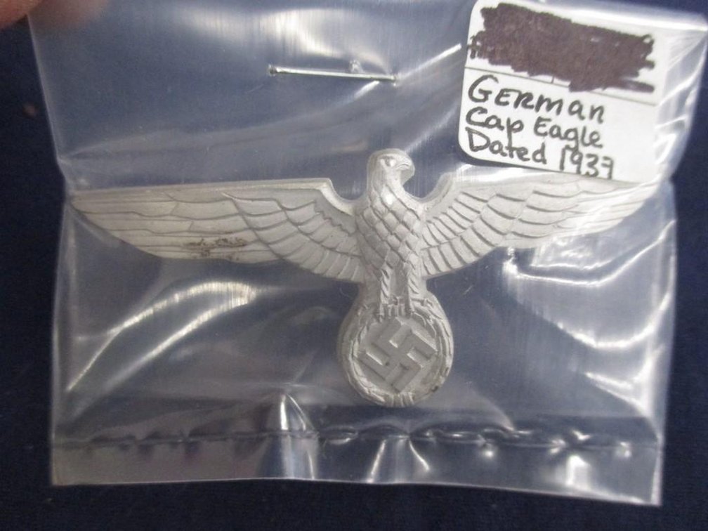German Eagle cap pin