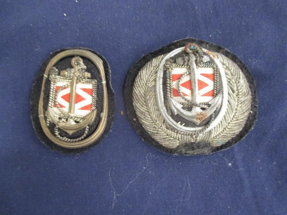 (2) Navy Insignias