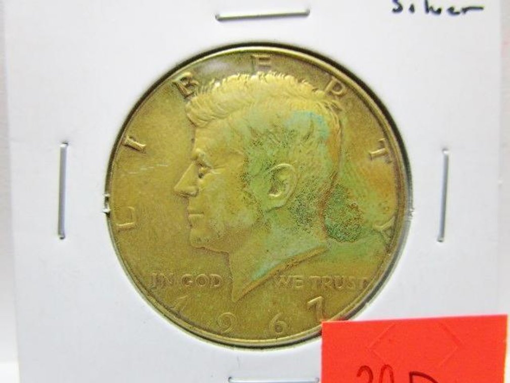 1967 Kennedy half dollar