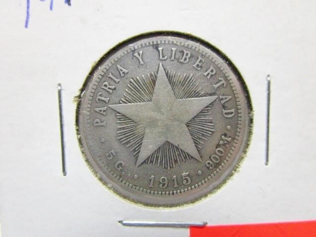 1915 Cuba 20-Centavos