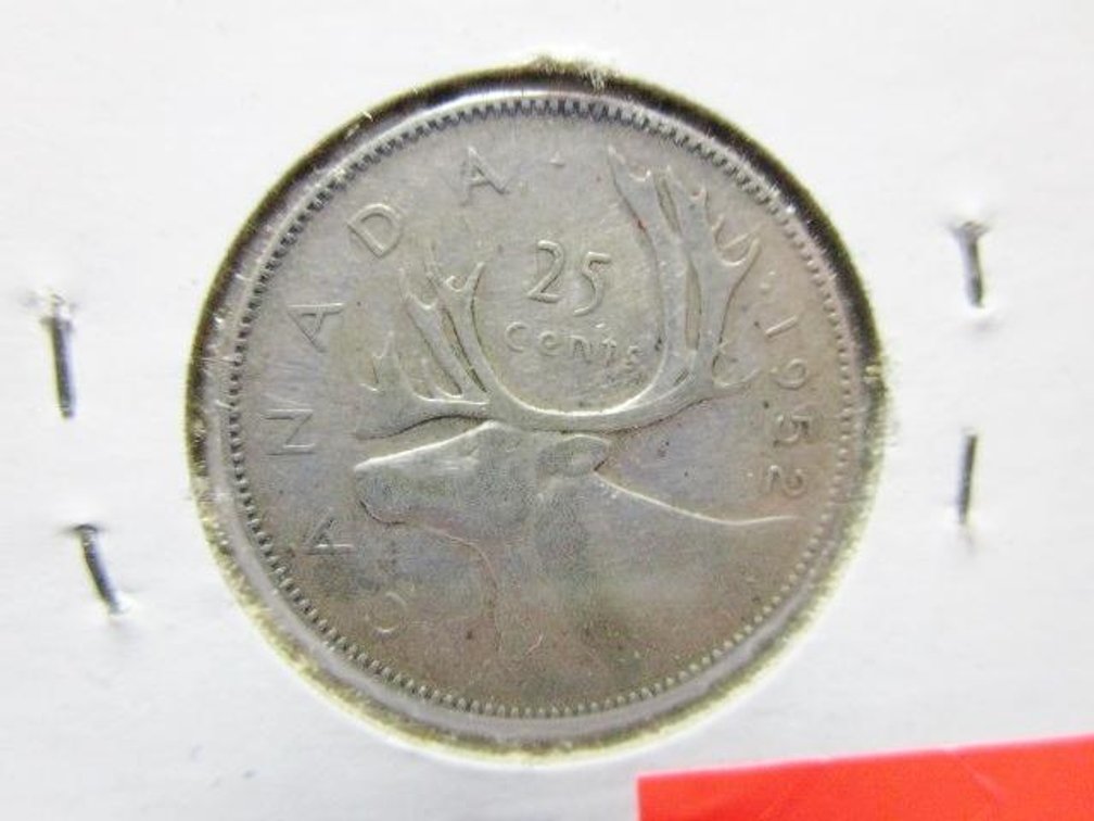 1952 Canada 25-cents