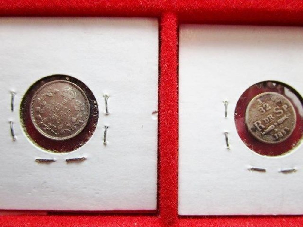 (2) Silver coins