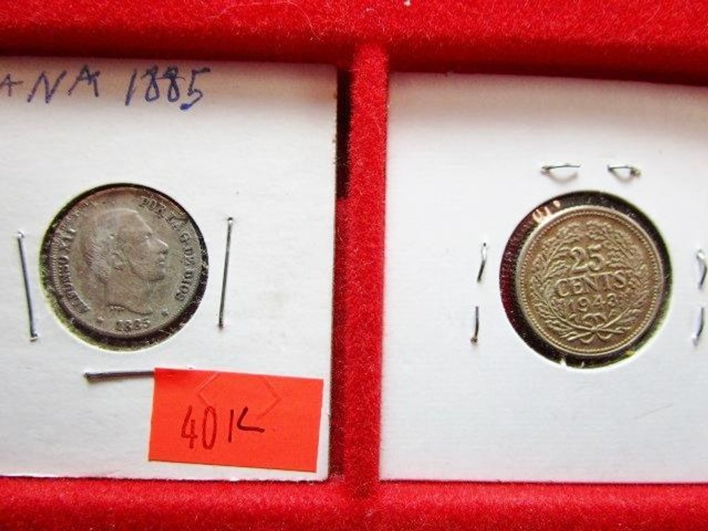 (2) Silver coins