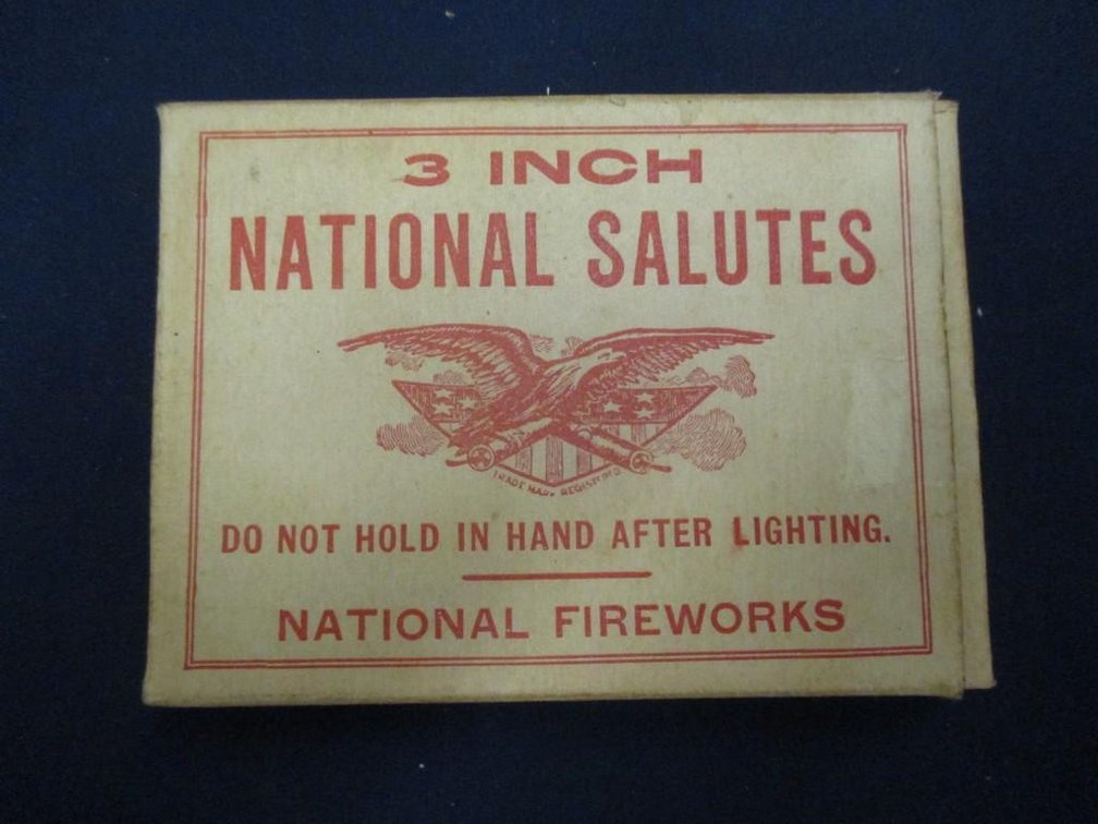 Vintage 3inch National Salutes box