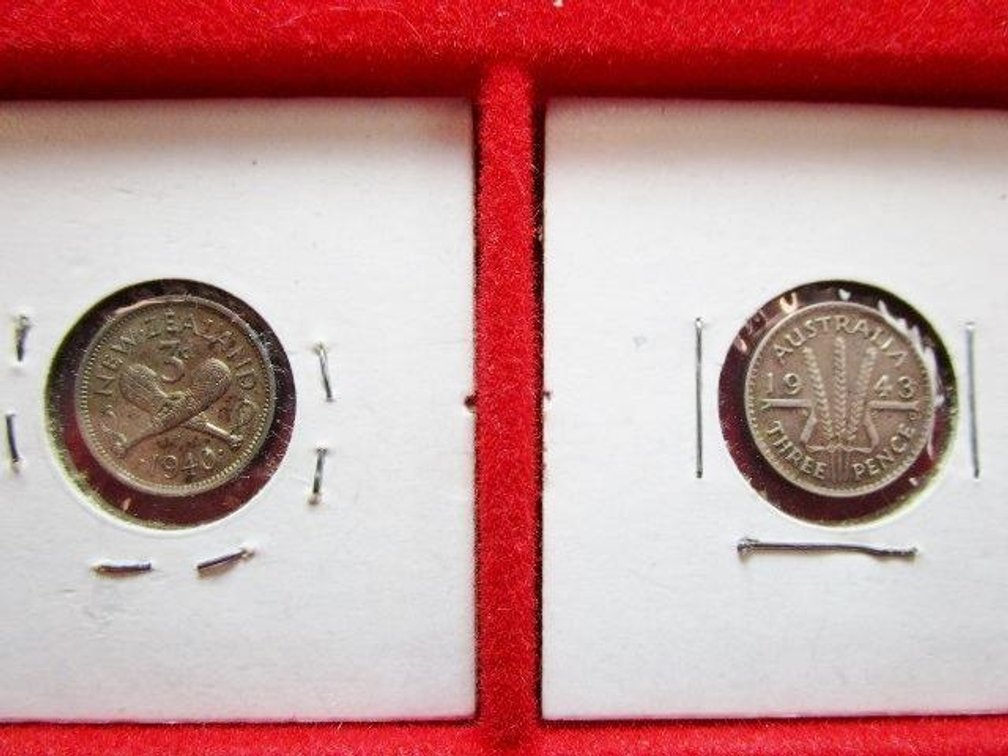 (2) Silver coins