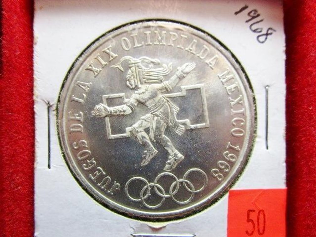 1968 Mexico 25-peso