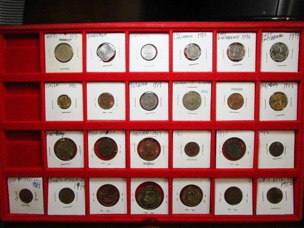 (25) Foreign coins