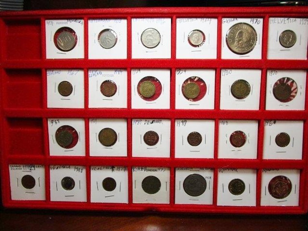 (25) Foreign coins