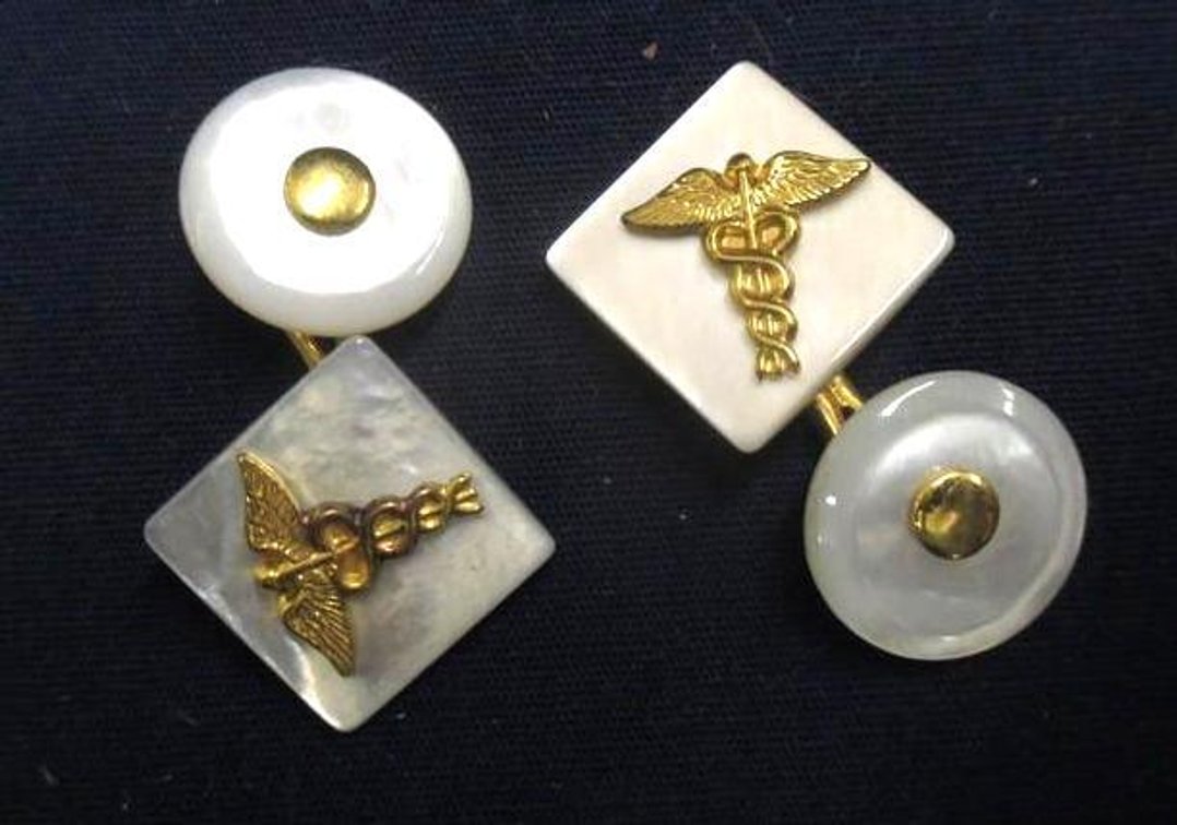 WWII era Mother of Pearl cufflinks