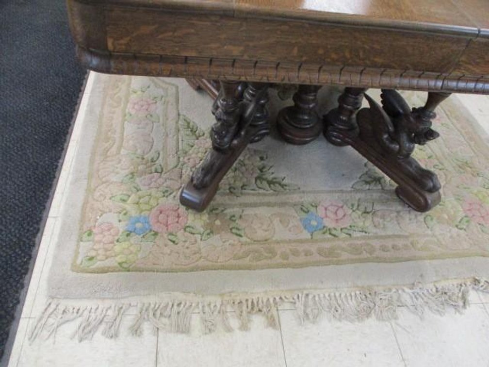 Antique wool area rug