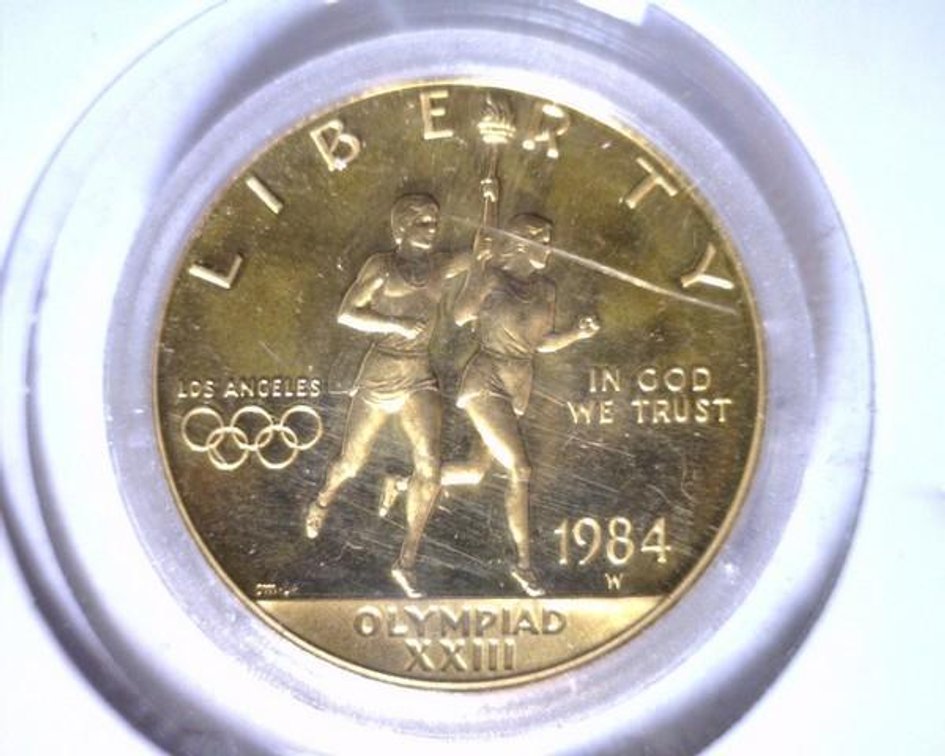 1984-D $10 Olympic gold