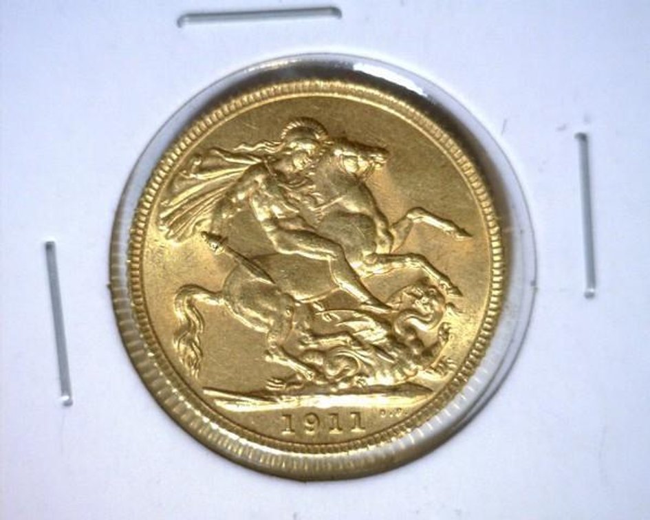 1911 Great Britain Sovereign gold