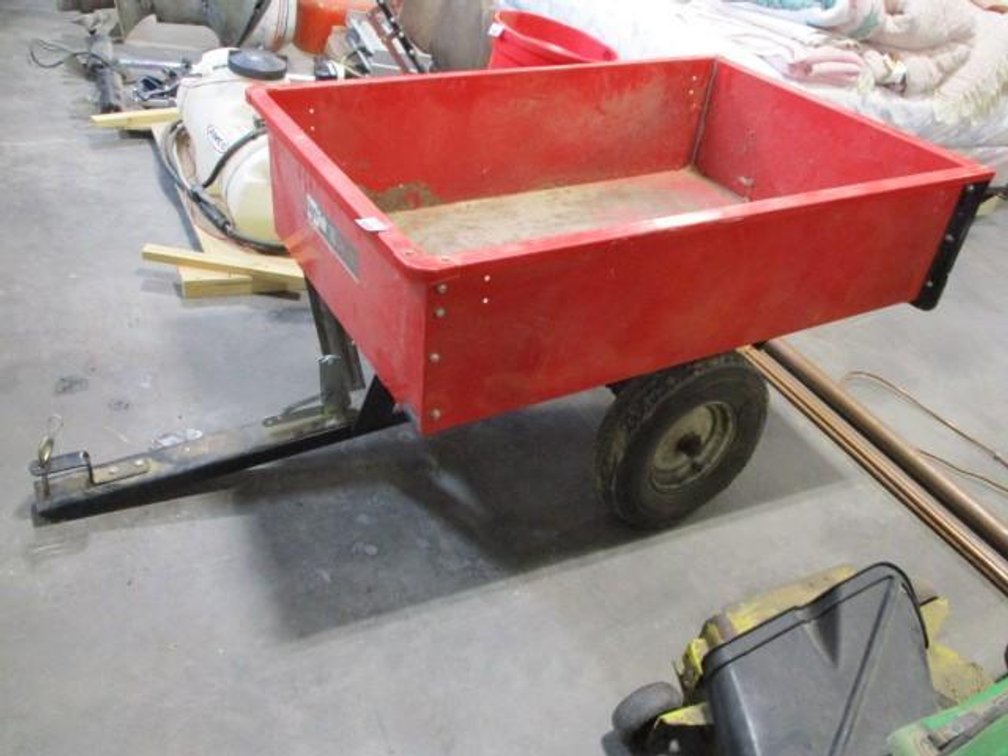 Agri-Fab steel dumping garden wagon