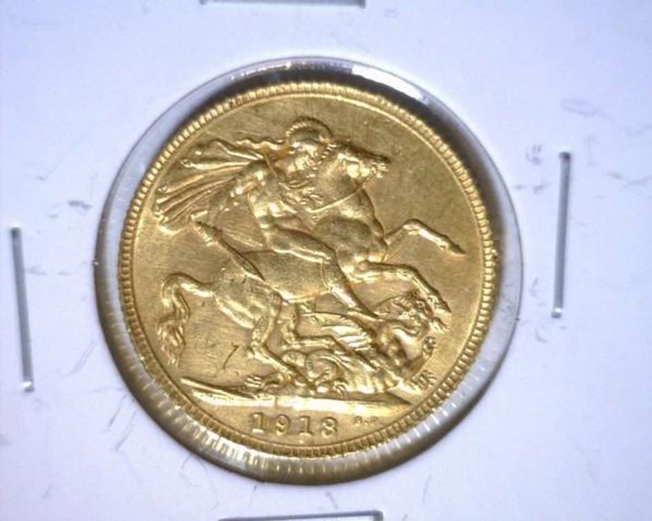 1913 Great Britain Sovereign gold