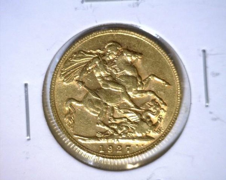 1927 Great Britain Sovereign gold
