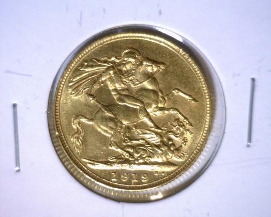 1919 Great Britain Sovereign gold