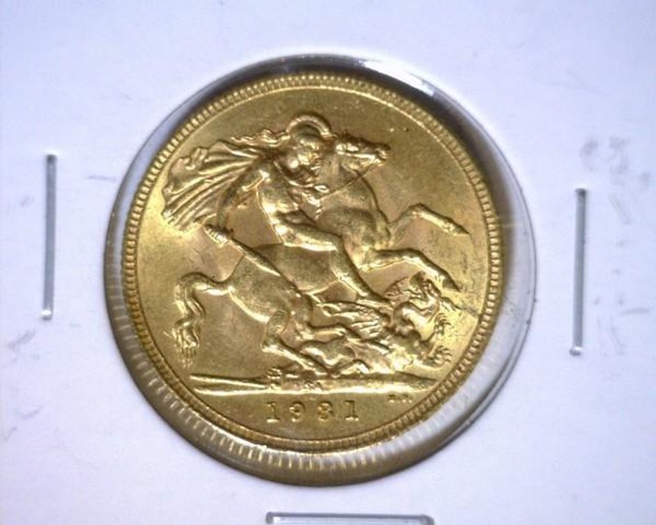 1931 Great Britain Sovereign gold