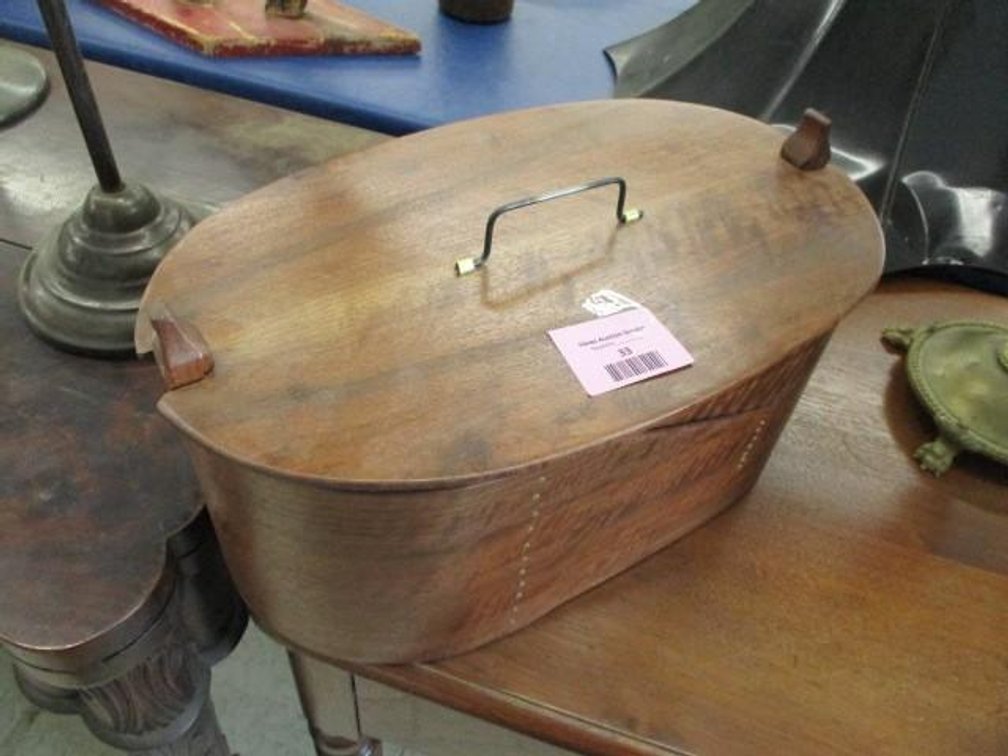 Handmade wood firkin
