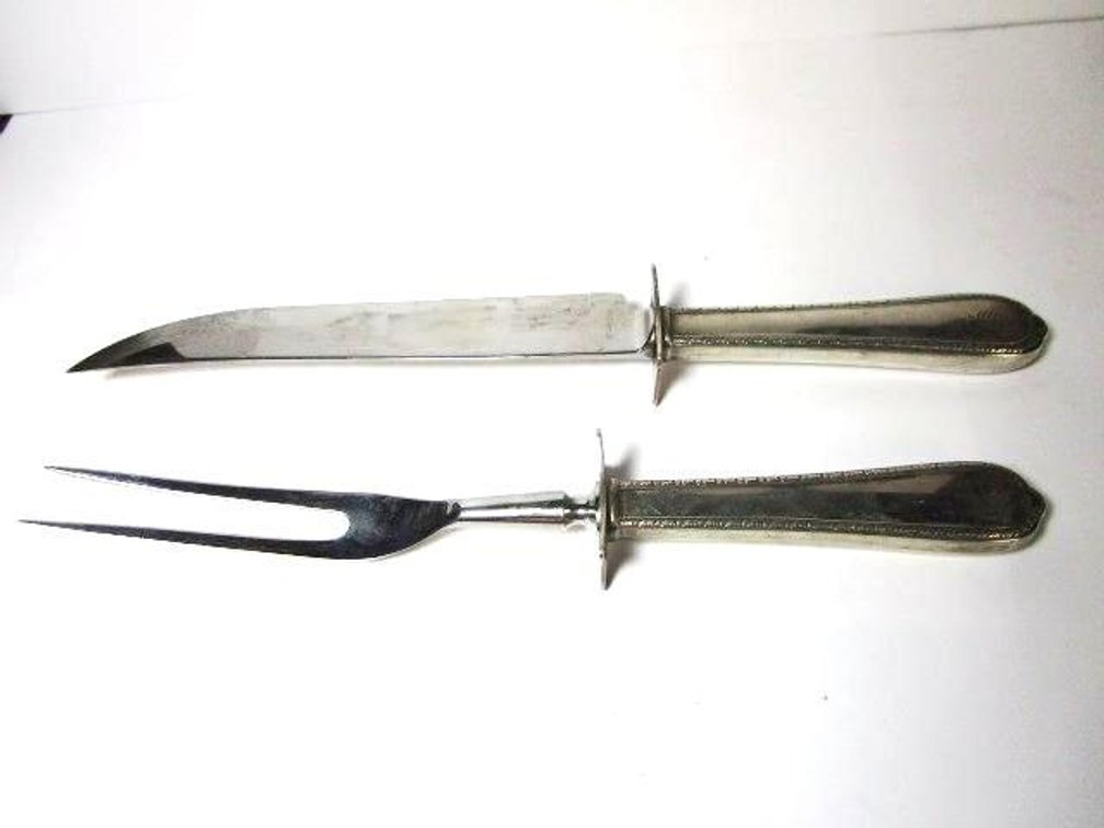 Sterling handled carving set