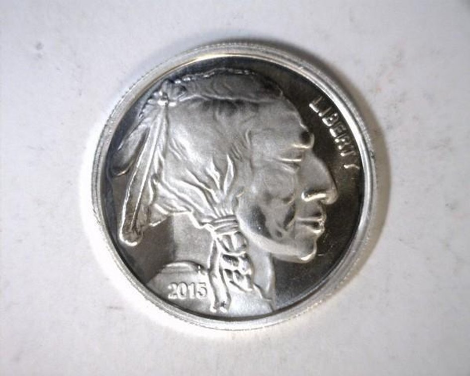 2015 Buffalo 1-ounce silver round