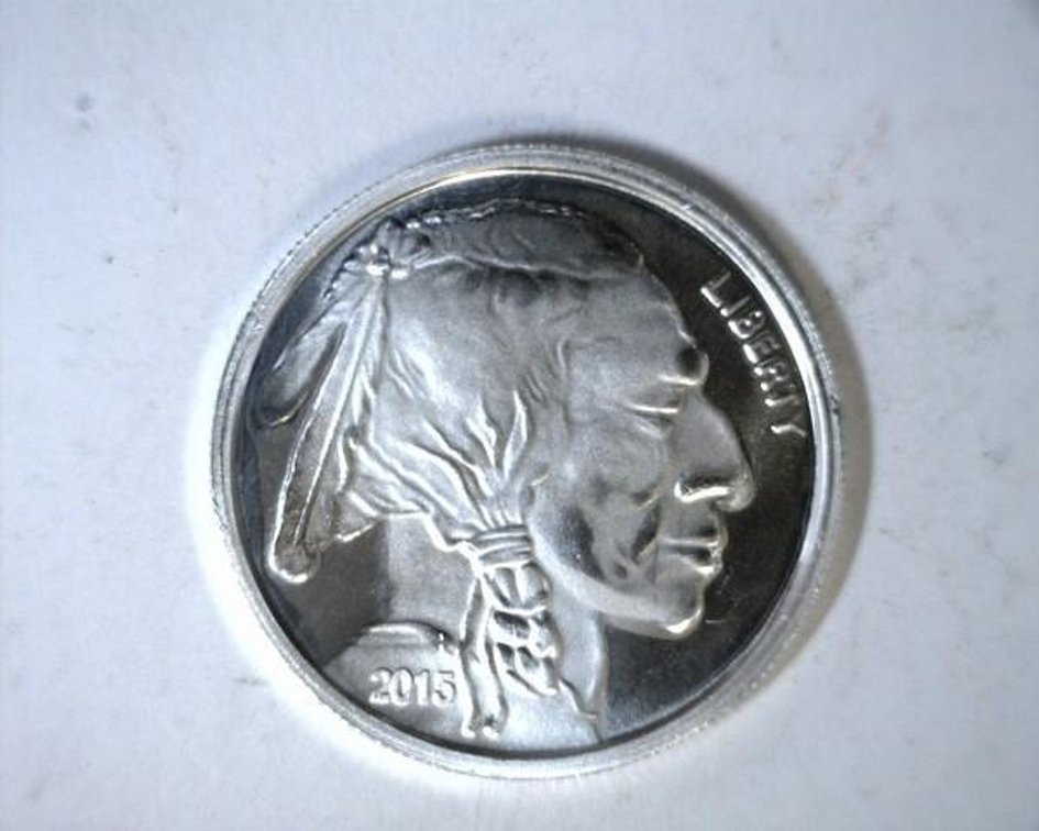 2015 Buffalo 1-ounce silver round