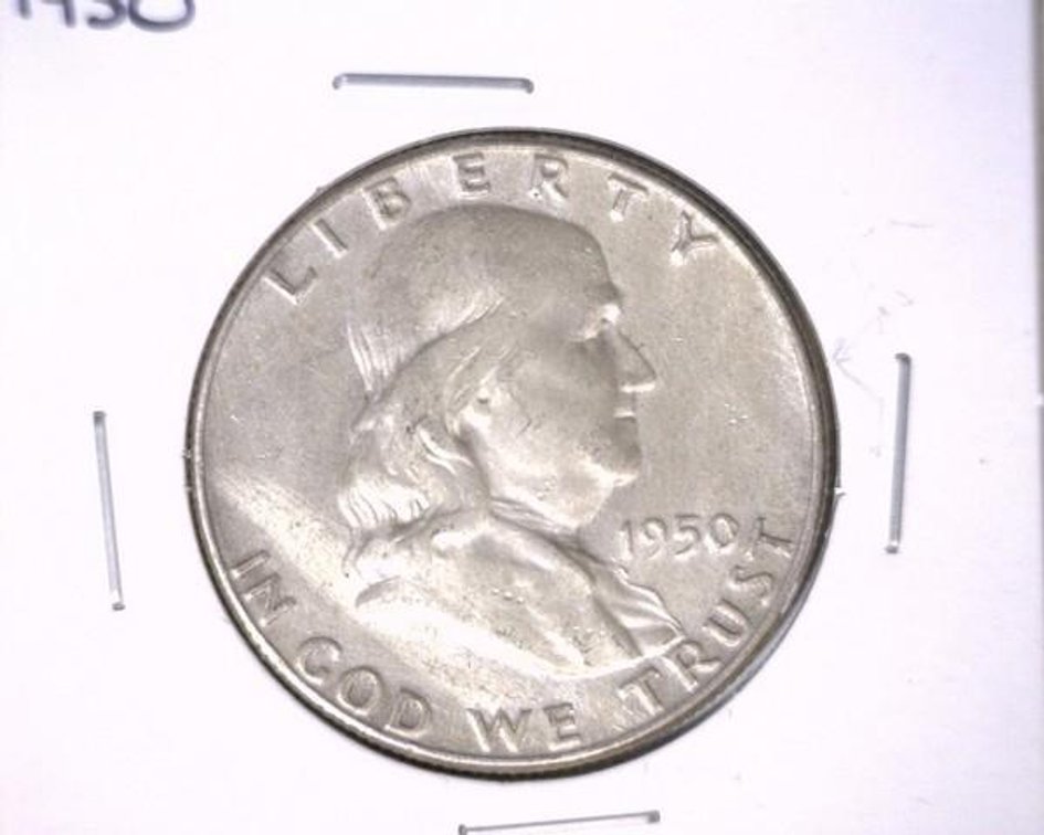 1950 Franklin half dollar