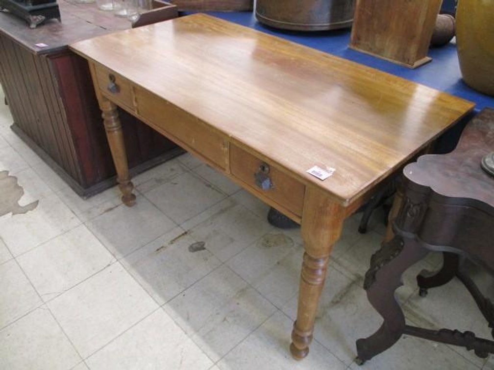 Antique wood table