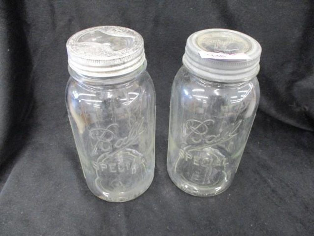 (2) Ball Special 1/2 gallon canning jars