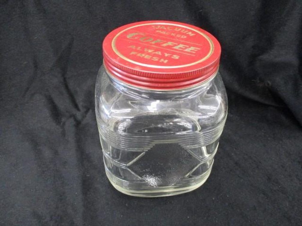 Coffee Hoosier jar