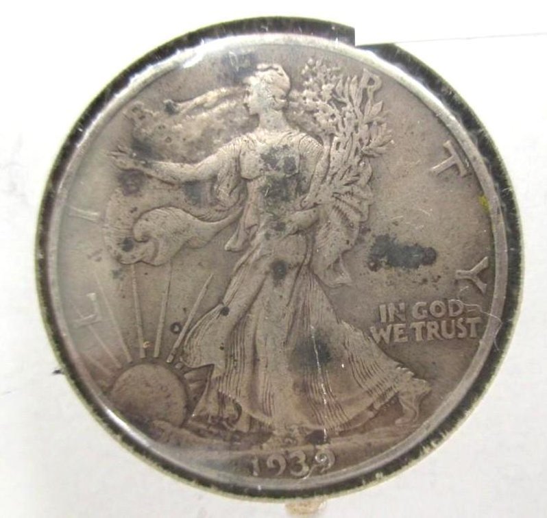 1939 Walking Liberty half dollar