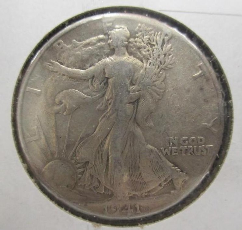 1941 Walking Liberty half dollar