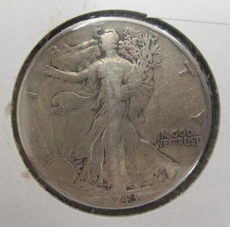 1943 Walking Liberty half dollar