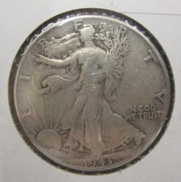 1943 Walking Liberty half dollar