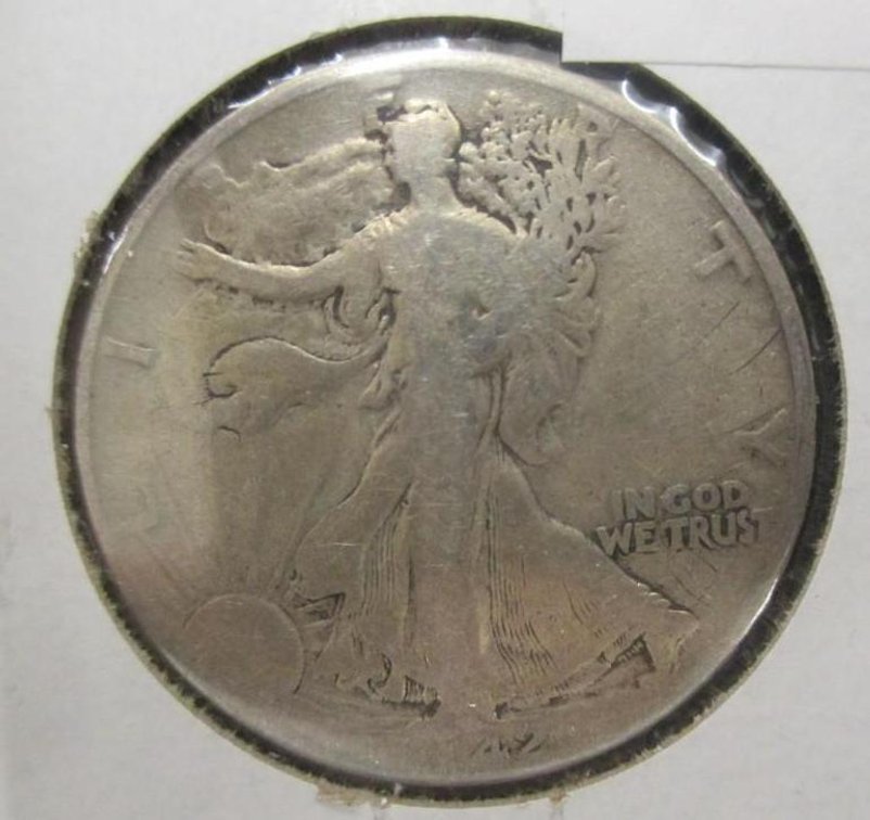 1942 Walking Liberty half dollar