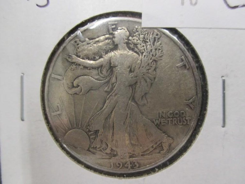 1943 Walking Liberty half dollar