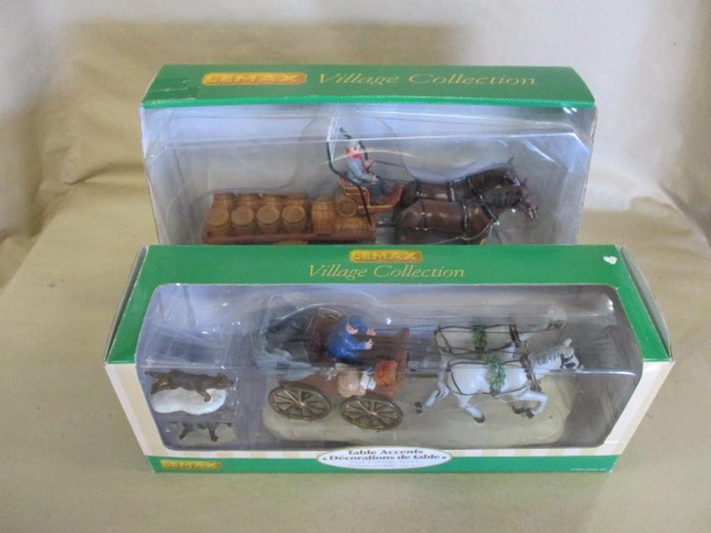 (2) Lemax table accents in box