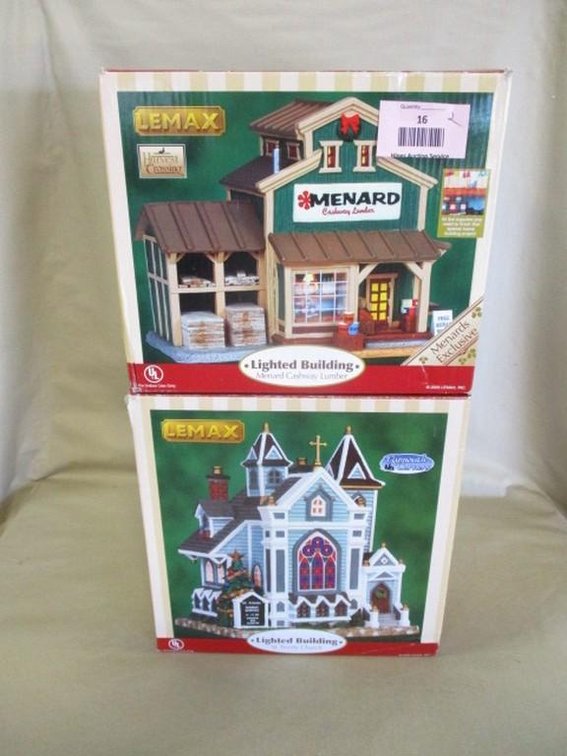 (2) Lemax Village Collection in box